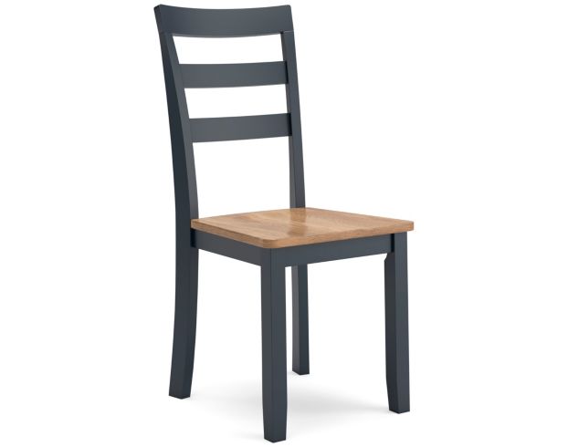 Ashley Furniture Industries In Gesthaven Natural/Blue Dining Chair large image number 6