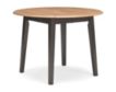 Ashley Furniture Industries In Gesthaven Natural/Brown Drop-Leaf Round Table small image number 2