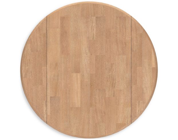 Ashley Furniture Industries In Gesthaven Natural/Brown Drop-Leaf Round Table large image number 4