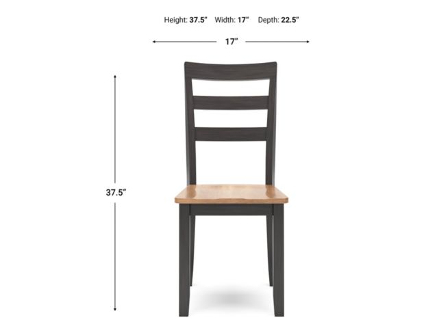 Ashley Furniture Industries In Gesthaven Natural/Brown Dining Chair large image number 9