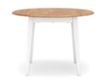 Ashley Furniture Industries In Gesthaven Natural/White Drop-Leaf Round Table small image number 1