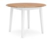 Ashley Furniture Industries In Gesthaven Natural/White Drop-Leaf Round Table small image number 2