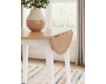 Ashley Furniture Industries In Gesthaven Natural/White Drop-Leaf Round Table small image number 4