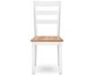 Ashley Furniture Industries In Gesthaven Natural/White Dining Chair small image number 1