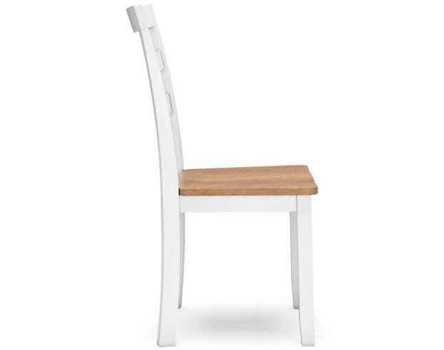 Ashley Furniture Industries In Gesthaven Natural/White Dining Chair large image number 3