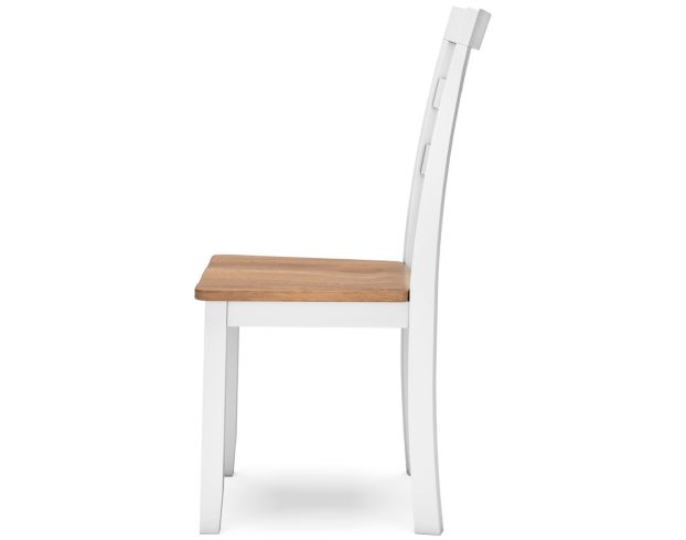 Ashley Furniture Industries In Gesthaven Natural/White Dining Chair large image number 5