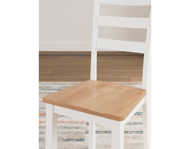 Ashley Furniture Industries In Gesthaven Natural/White Dining Chair large image number 7