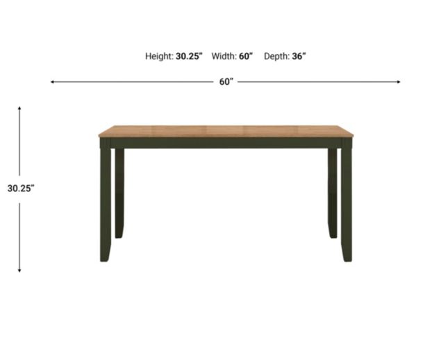 Ashley Furniture Industries In Gesthaven Natural/Green 6-Piece Dining Set large image number 13