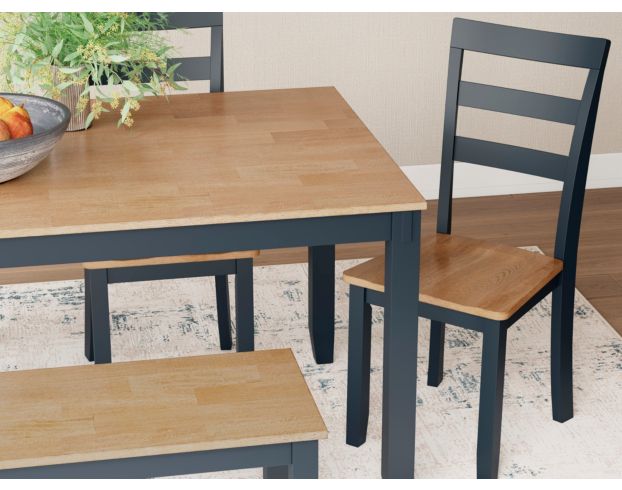 Ashley Furniture Industries In Gesthaven Blue 6-Piece Dining Set large image number 4