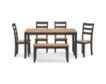 Ashley Furniture Industries In Gesthaven Natural/Brown 6-Piece Dining Set small image number 2