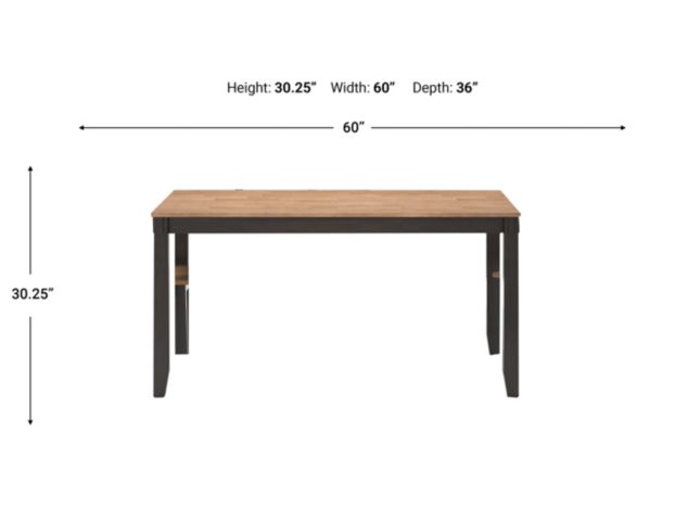 Ashley Furniture Industries In Gesthaven Natural/Brown 6-Piece Dining Set large image number 8