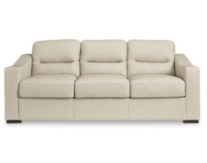 Ashley Furniture Industries In Treasure Trove Almond Leather Sofa