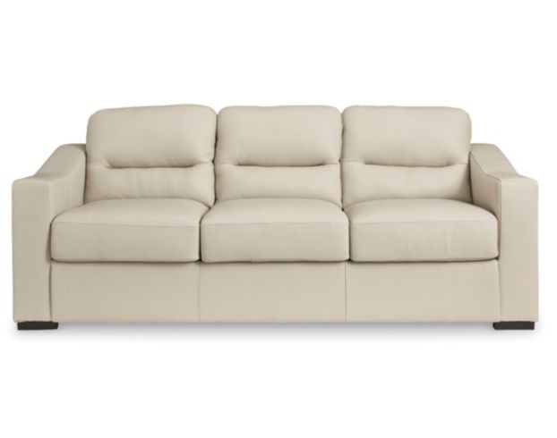 Ashley Furniture Industries In Treasure Trove Almond Leather Sofa Homemakers