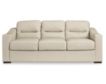 Ashley Furniture Industries In Treasure Trove Almond Leather Sofa small image number 1