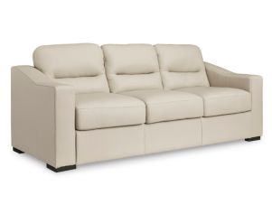 Ashley Furniture Industries In Treasure Trove Almond Leather Sofa