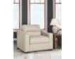 Ashley Furniture Industries In Treasure Trove Almond Leather Chair and a Half small image number 5