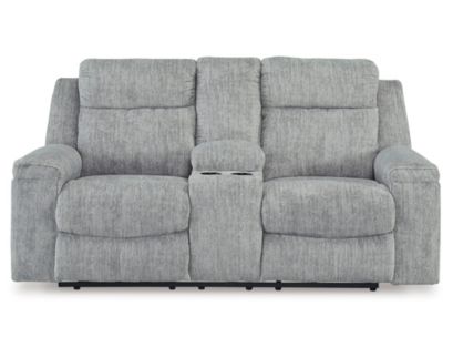 Ashley Furniture Industries In Buntington Reclining Loveseat with Console