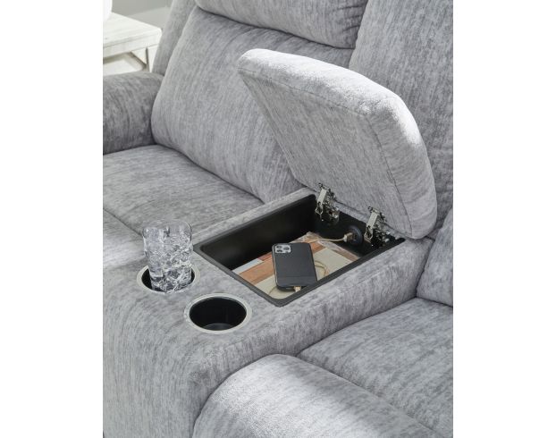 Ashley Furniture Industries In Buntington Reclining Loveseat with Console large image number 4