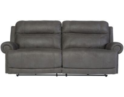 Ashley Austere Gray Reclining Sofa