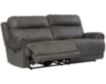 Ashley Austere Gray Reclining Sofa small image number 2