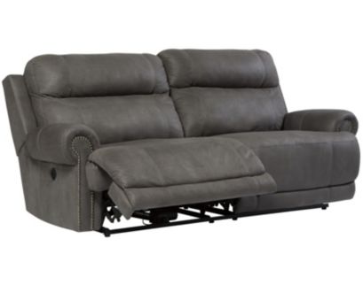 Ashley Austere Gray Reclining Sofa