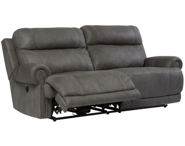 Ashley Austere Gray Reclining Sofa large image number 2