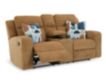 Ashley Furniture Industries In Kanlow Honey Reclining Loveseat with Console small image number 4