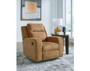 Ashley Furniture Industries In Kanlow Honey Rocker Recliner