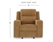 Ashley Furniture Industries In Kanlow Honey Rocker Recliner small image number 8