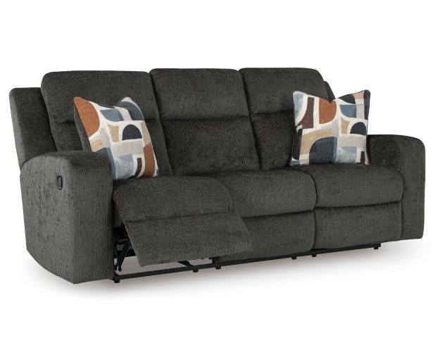 Ashley Furniture Industries In Kanlow Dusk Reclining Sofa large image number 3