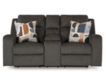 Ashley Furniture Industries In Kanlow Dusk Reclining Loveseat with Console small image number 1