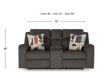 Ashley Furniture Industries In Kanlow Dusk Reclining Loveseat with Console small image number 9