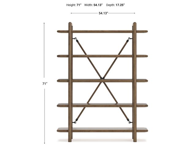 Ashley Furniture Industries In Roanhowe 71-Inch Bookcase large image number 6