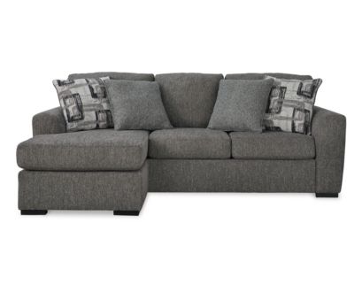 Ashley Furniture Industries In Gardiner Charcoal Gray Sofa with Reversible Chaise