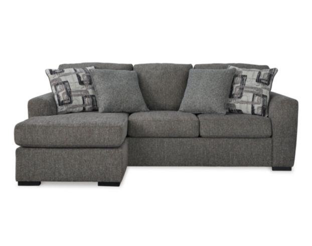 Ashley Furniture Industries In Gardiner Charcoal Gray Sofa with Reversible Chaise large image number 1