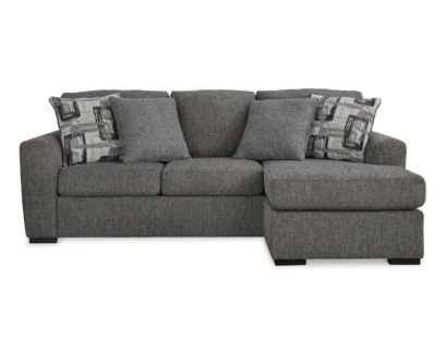 Ashley Furniture Industries In Gardiner Charcoal Gray Sofa with Reversible Chaise