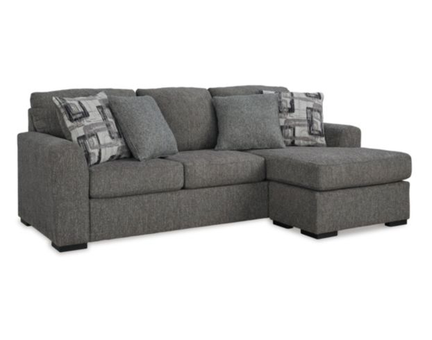 Ashley Furniture Industries In Gardiner Charcoal Gray Sofa with Reversible Chaise large image number 3