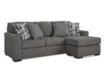 Ashley Furniture Industries In Gardiner Charcoal Gray Sofa with Reversible Chaise small image number 3