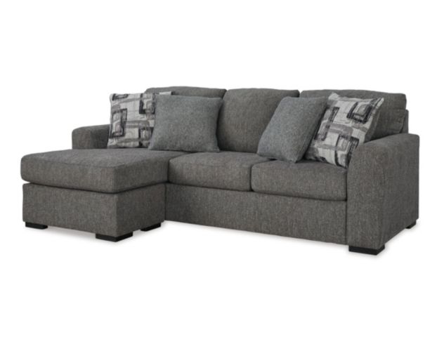 Ashley Furniture Industries In Gardiner Charcoal Gray Sofa with Reversible Chaise large image number 4