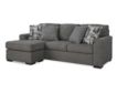 Ashley Furniture Industries In Gardiner Charcoal Gray Sofa with Reversible Chaise small image number 4