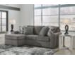 Ashley Furniture Industries In Gardiner Charcoal Gray Sofa with Reversible Chaise small image number 10