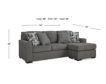 Ashley Furniture Industries In Gardiner Charcoal Gray Sofa with Reversible Chaise small image number 11