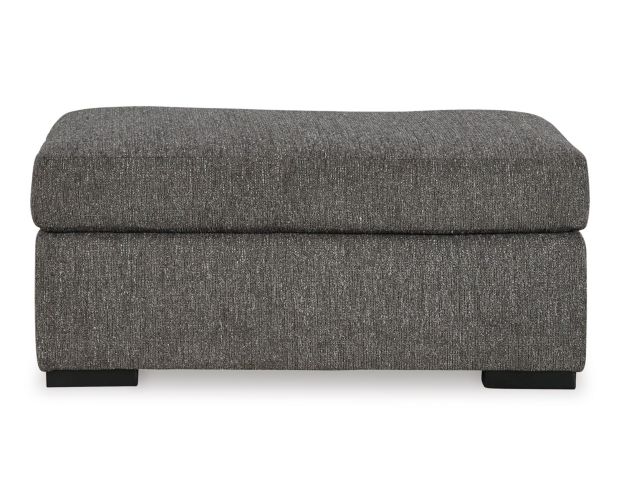 Ashley Furniture Industries In Gardiner Charcoal Gray Ottoman large image number 1