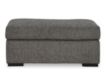 Ashley Furniture Industries In Gardiner Charcoal Gray Ottoman small image number 1