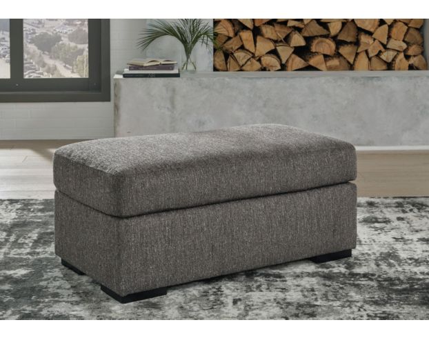 Ashley Furniture Industries In Gardiner Charcoal Gray Ottoman large image number 6