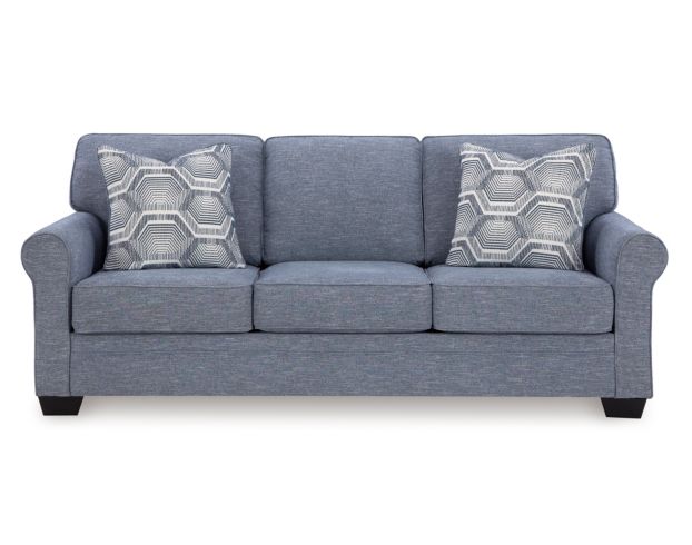 Ashley Furniture Industries In Carissa Manor Blue Sofa large image number 1