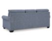 Ashley Furniture Industries In Carissa Manor Blue Sofa small image number 4