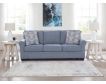 Ashley Furniture Industries In Carissa Manor Blue Sofa small image number 5