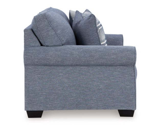 Ashley Furniture Industries In Carissa Manor Blue Loveseat large image number 3