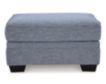 Ashley Furniture Industries In Carissa Manor Blue Ottoman small image number 1